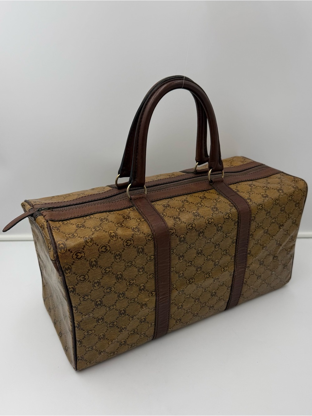 🐢MORABITO 1905 PARIS • Unisex Monogram Polochon 40 Bag • Made in FRANCE